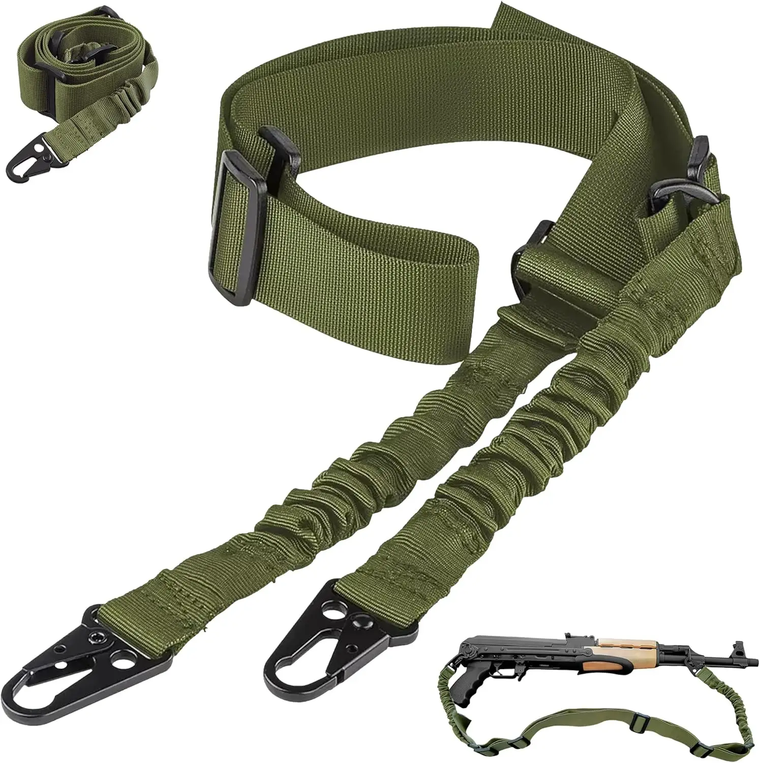 Durable Nylon Rope for Rifle Sling Strap,Multipurpose Gun Sling for Outdoor Hunting, Shotgun & Camera