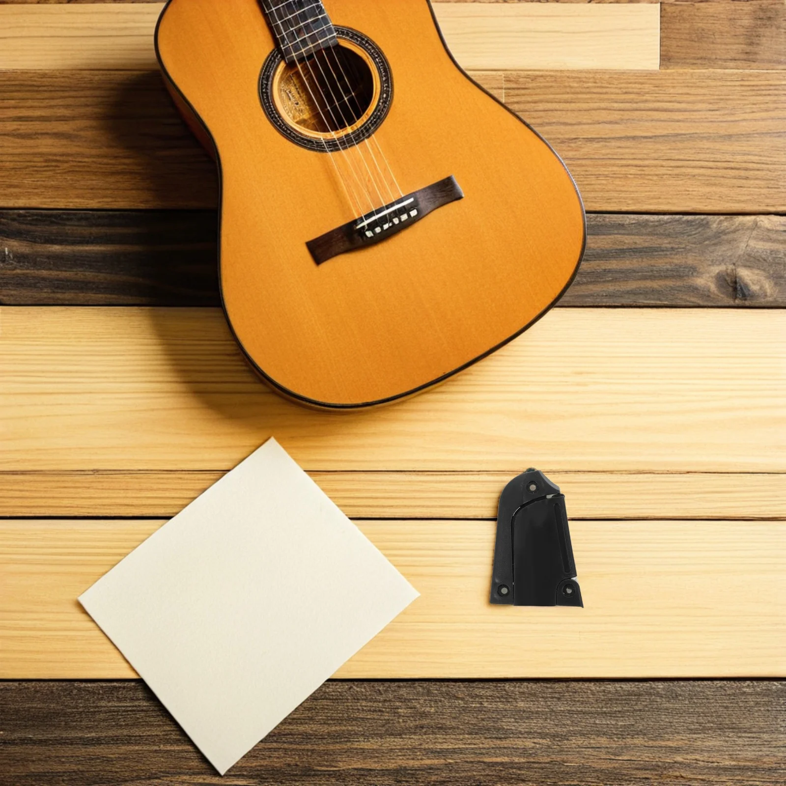 

2Pcs Electric Guitar Headstock Cover Metal Truss Plate Neck Guard Professional Accessories for Enhanced Sound Quality