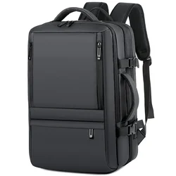 Sac à Dos Extensible de 17 Pouces pour Homme, Sacoche de Voyage de Grande Capacité, Multifonctionnel, Rechargeable par USB, Étanche