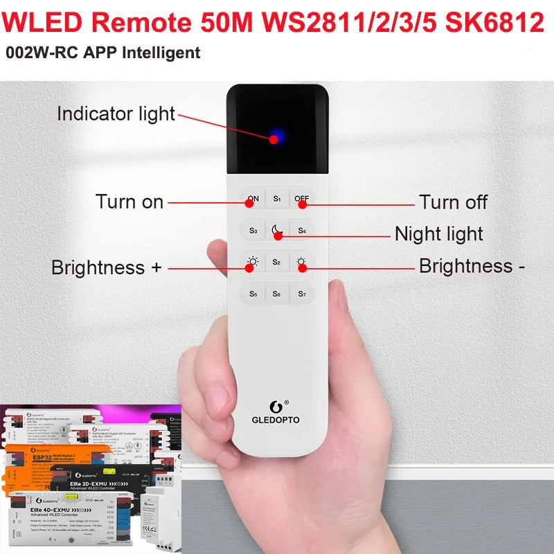 

Контроллер 10Smart WLED ESP32, 4-канальный, Ethernet и Wi-Fi, синхронизация музыки, для светодиодных лент WS2812B/SK6812, 12В/24В, для умного освещения DIY