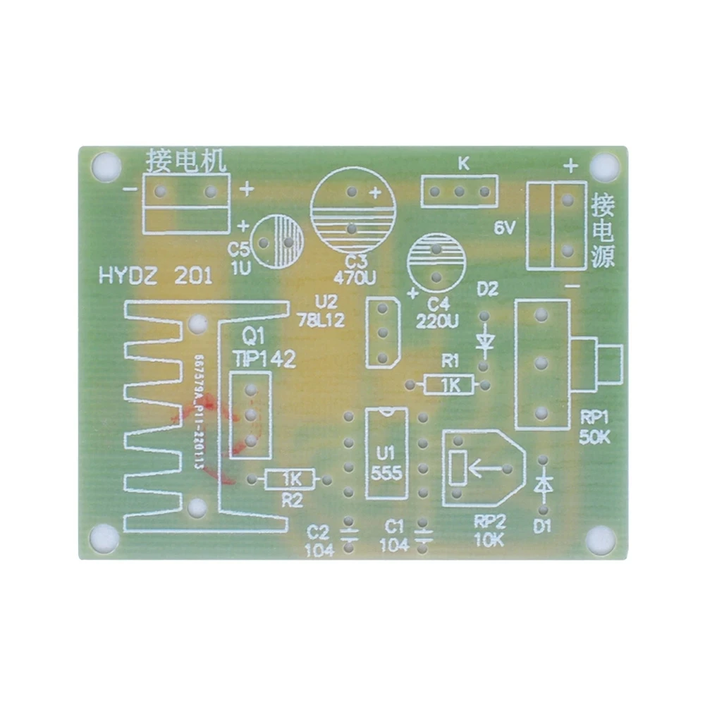 Imagem -05 - Motor Regulação de Velocidade Kit Fabricante Faça Você Mesmo Ensino Tecnologia Fabricação Eletrônica Montagem de Teste Treinamento Soldagem Ne555