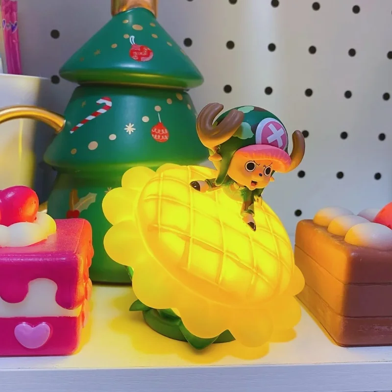 One Piece Merchandise Tony Tony Chopper Luce notturna Regalo Scatola cieca Anime Figura carina Decorazione