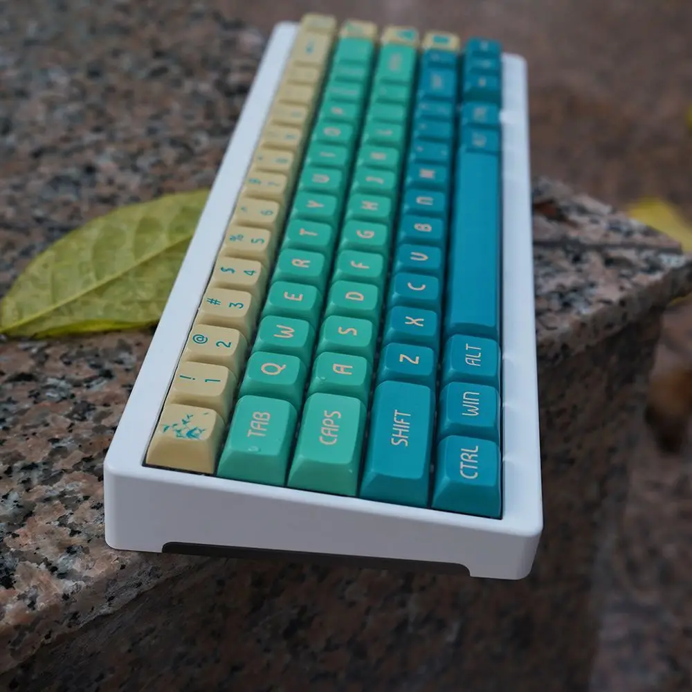 XDA Bamboo Chrysanthemum White Rose PBT Sublimation Keycap