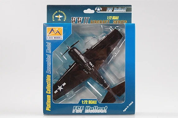 Easymodel 37298 1/72 F6F Dauntless VF-6 Wing Fighter Bomber Assembled Finished Military Static Plastic Model Collection or Gift