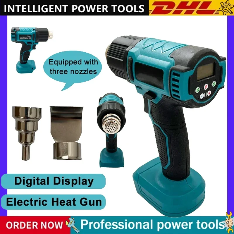 

For Makita 18V Battery Heat Gun Temperatures Adjustable Cordless Hot Air Gun Industrial Handheld Electric Heat Gun