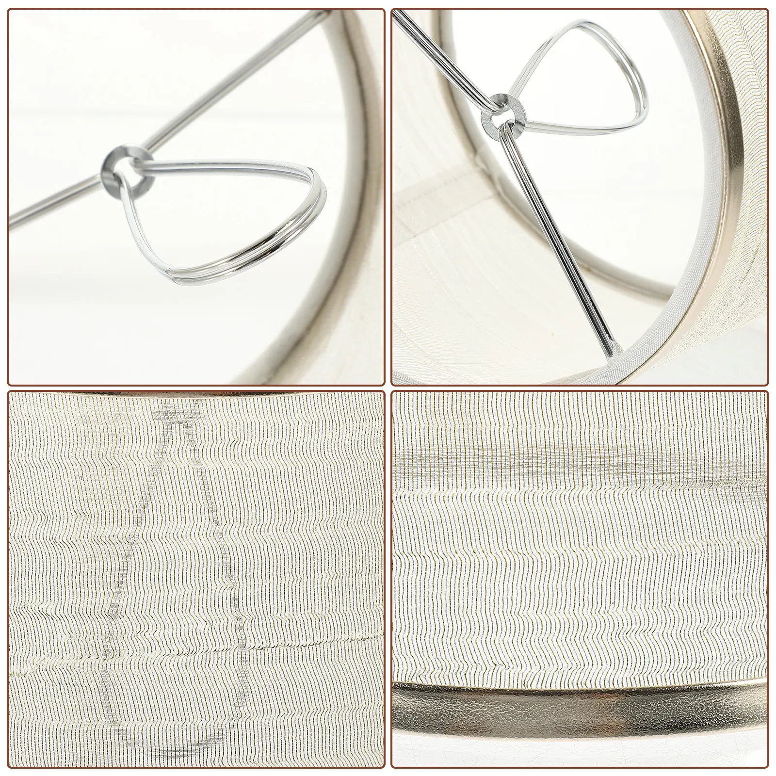 

Cloth Lampshade Drum Style Replacement Cover For Wall Ceiling Chandelier Light Fixture Indoor Lighting Accessories Vintage