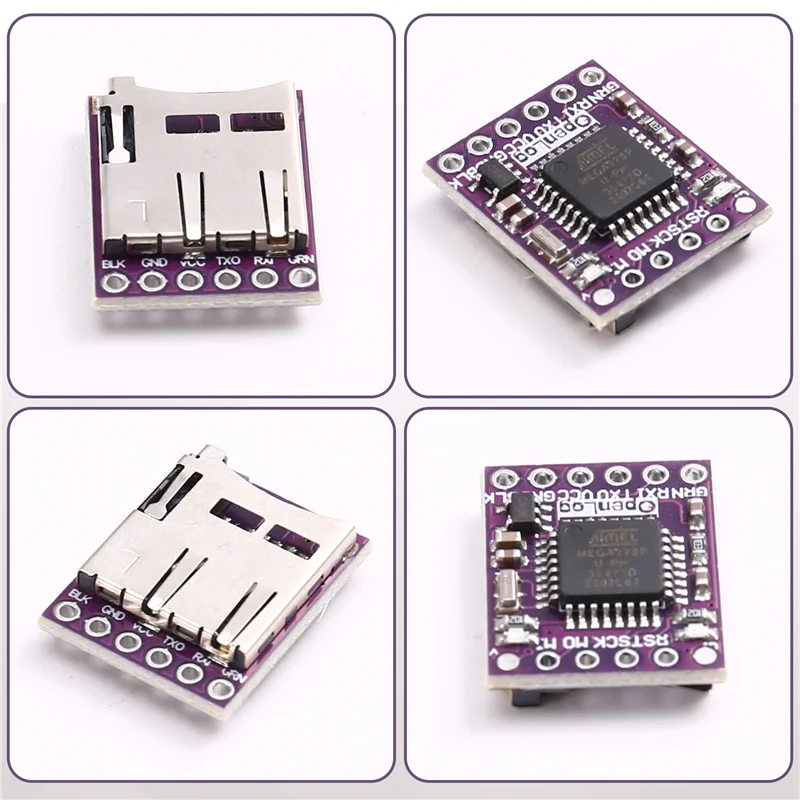 B44C Atmega328 Micro SD Module 5PCS Serial Data Logger For Arduino Naze32 F3 Blackbox Open Source Data Recorder