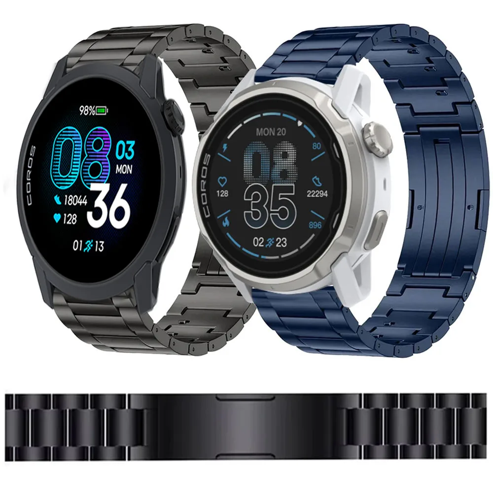 

Титановый ремешок 20/22 мм для COROS APEX 4 42 мм/PACE 4/Pro, быстросъемный браслет Suunto Vertical 2/Run/Race 2/S/Ocean, аксессуары