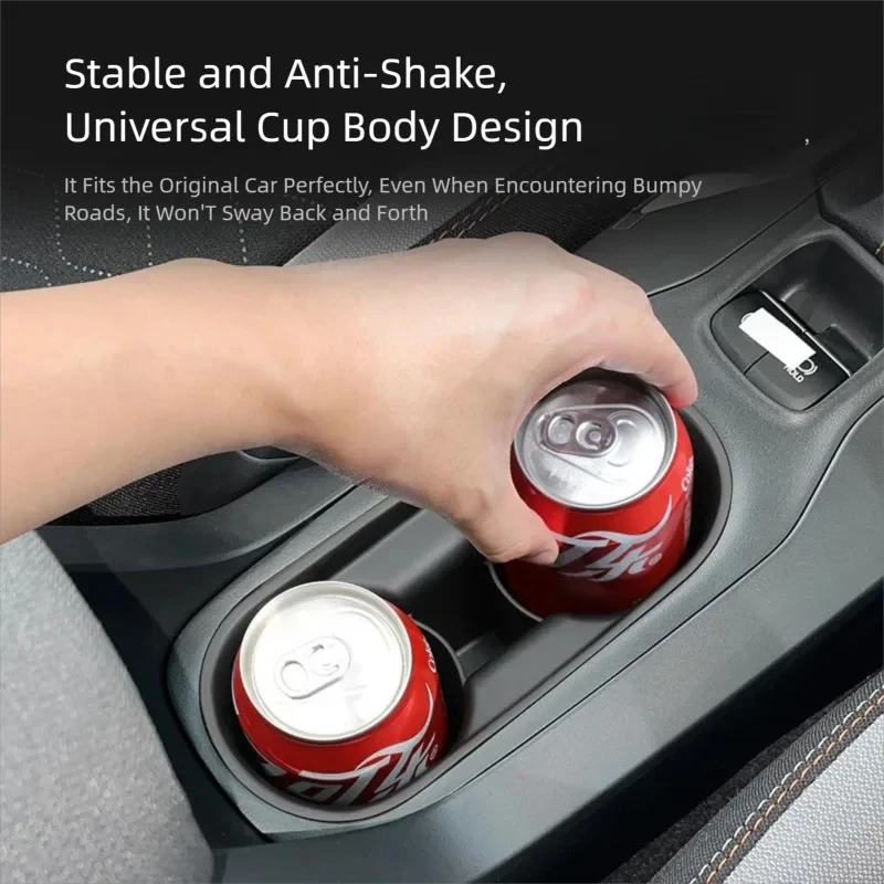 لتويوتا كورولا altis e210 2019-2024 التحكم المركزي حامل مشروبات صندوق تخزين TPE حامل أكواب الماء للسيارة الملحقات الداخلية