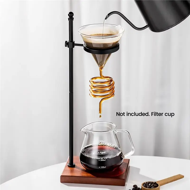 support-reglable-pour-filtre-a-cafe-support-pour-cafe-a-verser-manuel-station-a-cafe-support-pour-dripper-a-cafe-avec-base-en-bois
