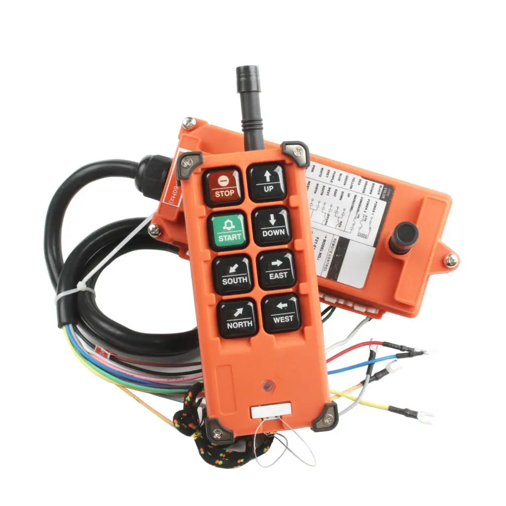 Universal F21-E1B 6 Channels Industrial Remote Controller 24V 220V 380V AC/DC Wireless Electric Hoist Crane Lift  Switches Smart