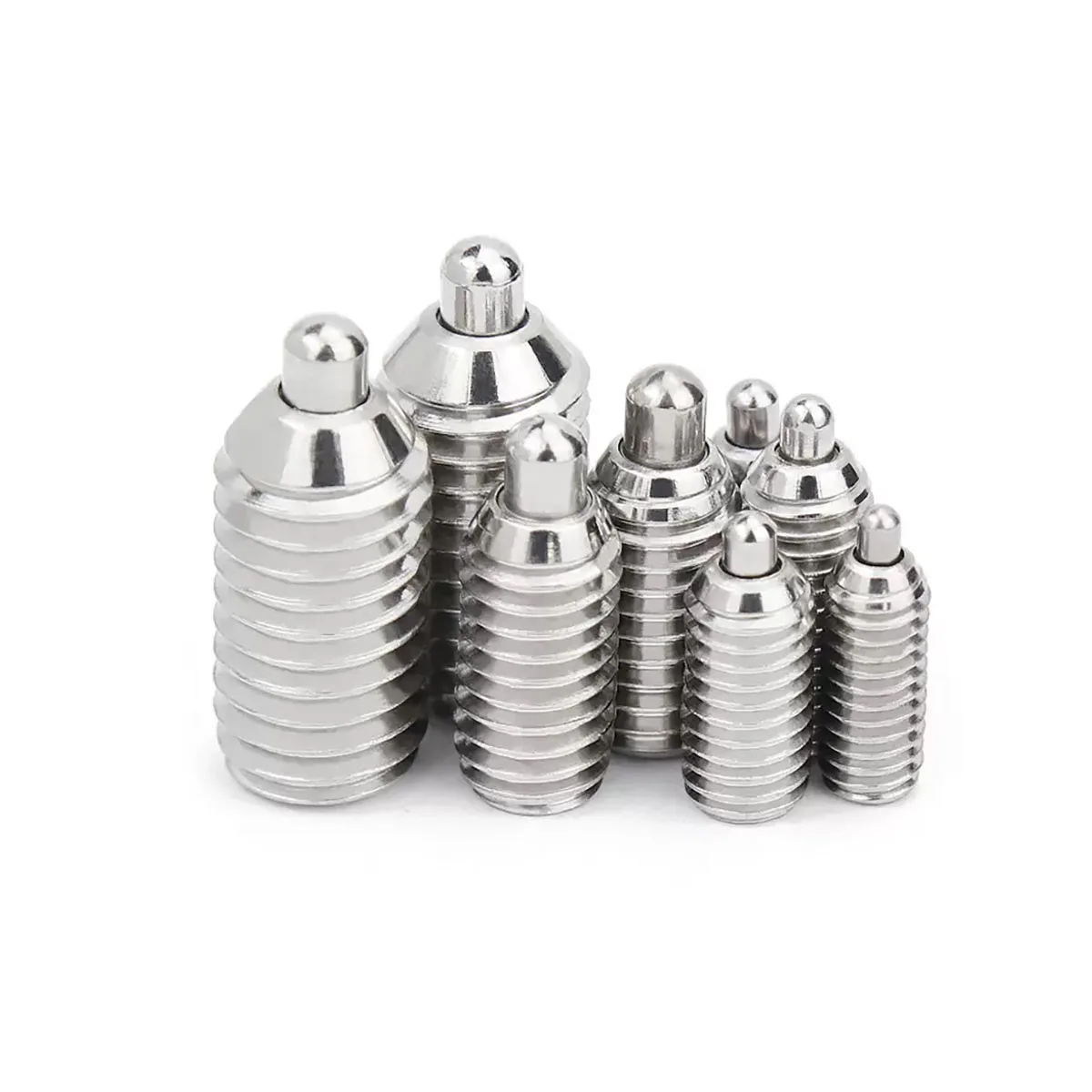 304 Stainless Steel Ball Set Screw/Spring Ball Head Plunger/Spring Telescopic Pin M4M5M6M8M10M12