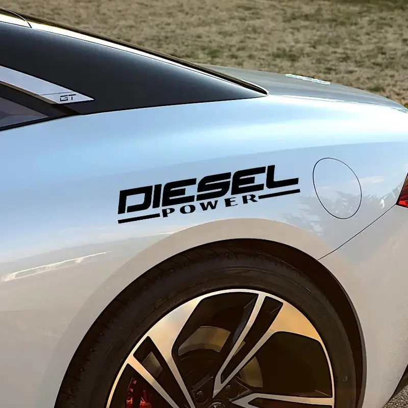

1PC Multi-color "DIESEL POWER" Vinyl Stickers – Waterproof Diesel Decals for Car and Accessories