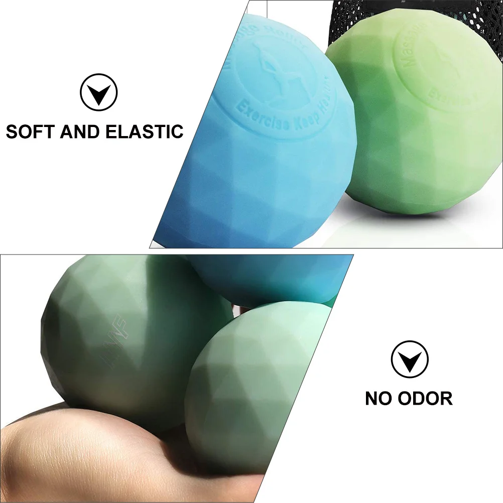 

1Pcs Silicone Yoga Ball Massage Ball Elastic Anti-Burst Pilates Fitness Exercise Muscle Roller Balancing Stability Trainer