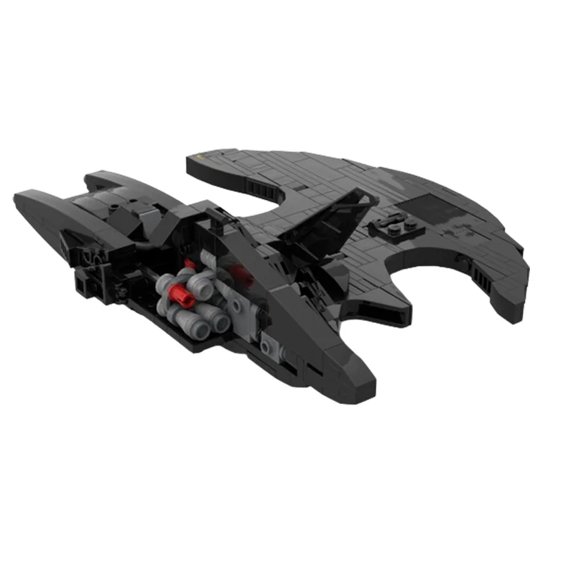 MOC Movie Series 1989 Batwing Spaceship DIY Creative Educational Building Blocks Toys Gift Collection Ornaments