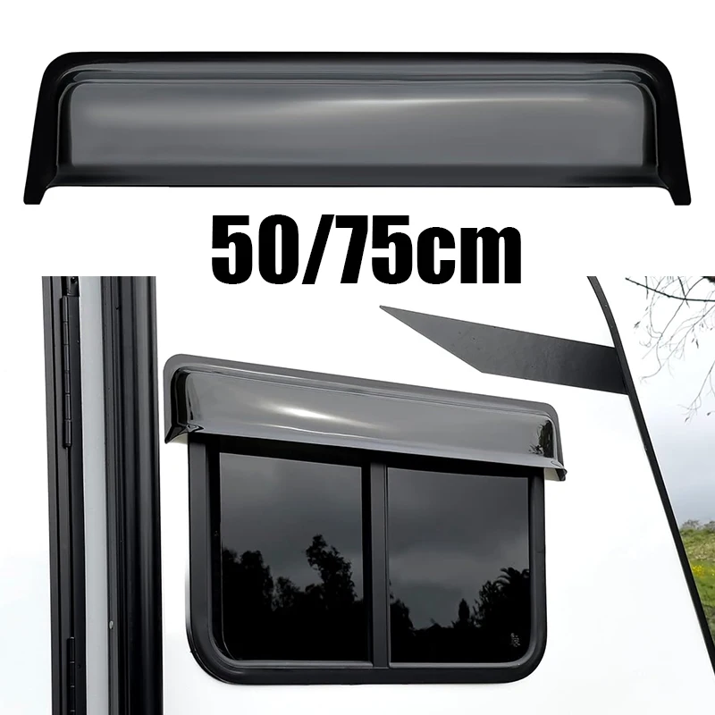 

1Pc 50/75cm RV Window Rain Shelter Long RainBlade RV Window Deflector And Sun Visor Rv Accessories