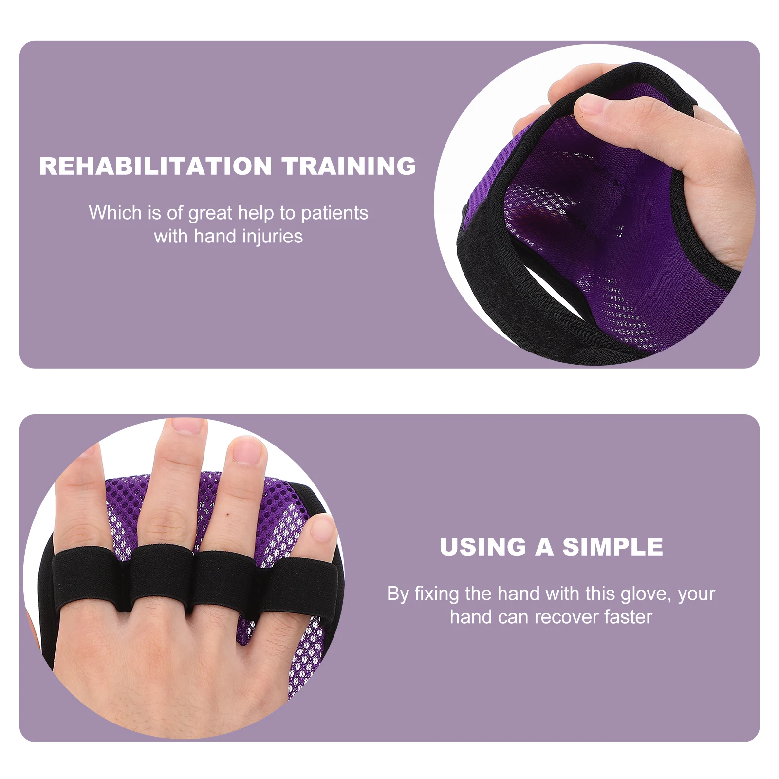 

Mesh Cloth Finger Fixation Glove Hand Injury Protection Stroke Recovery Equipment Patient Glove Hand Fingering Anti Spasticity