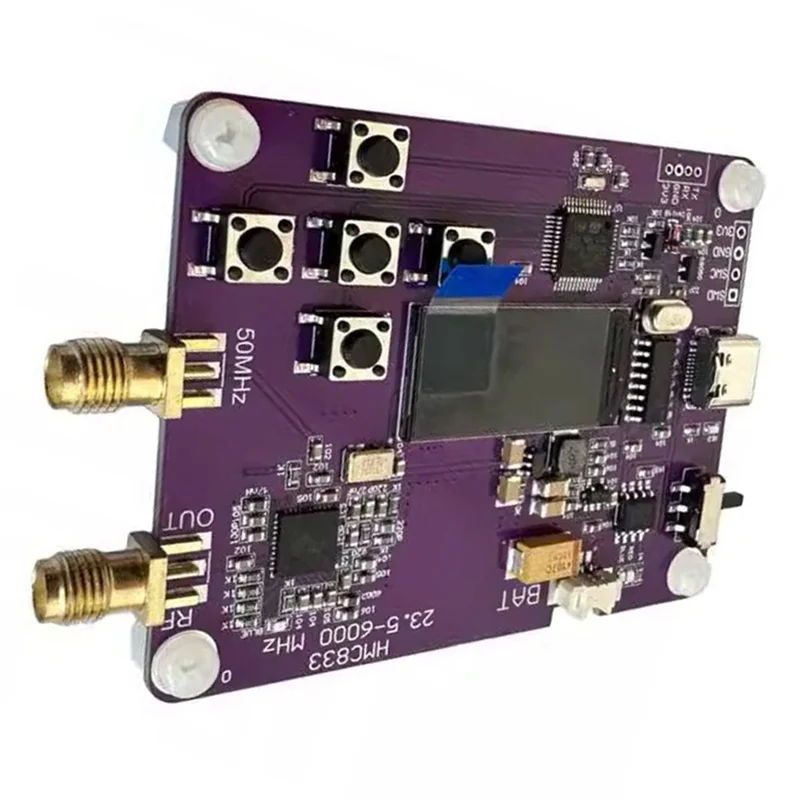

SQPP-HMC833 Генератор радиочастотных сигналов с oled-экраном, передатчик источника радиочастотных сигналов 6 ГГц