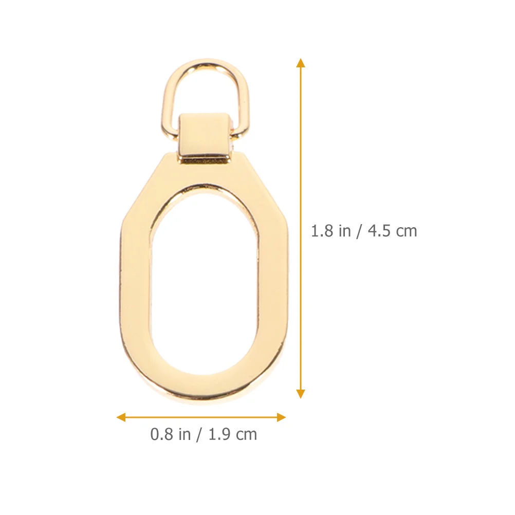 

12Pcs Alloy Zipper Heads Reusable Metal Pull Tabs for Coats Jackets Bags Luggage Wear-Resistant DIY Replacement Slider