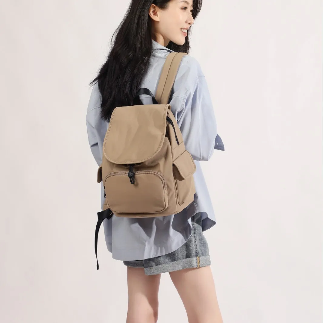 Alirattan 2026 New Canvas Leisure Backpack Large Capacity Multi-Purpose Backpack Leisure Travel Bag