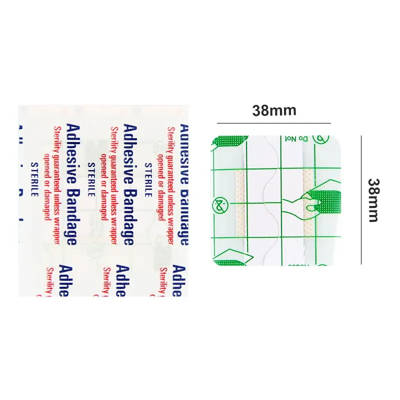 Muslimex Quadrado Transparente PU Para crianzas, waterapavel, Bandagem adeiva hostatica, adeivo Protetor, 38x38mm