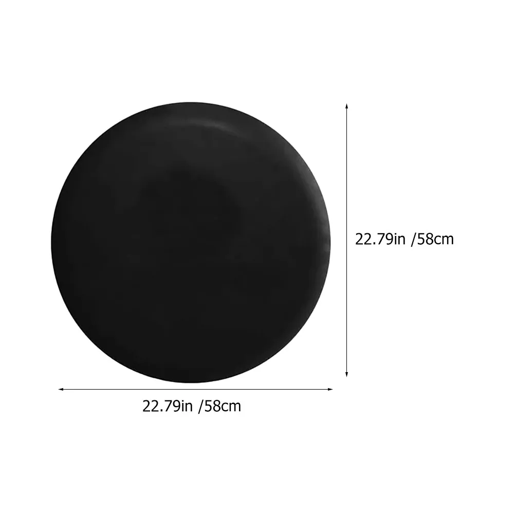 Rv Spare Tire Cover 13 Inch Premium PVC Thickened Uv Stabilized Wheel Protector Rain Sun Rust Bird Dropping Defense for Trailer