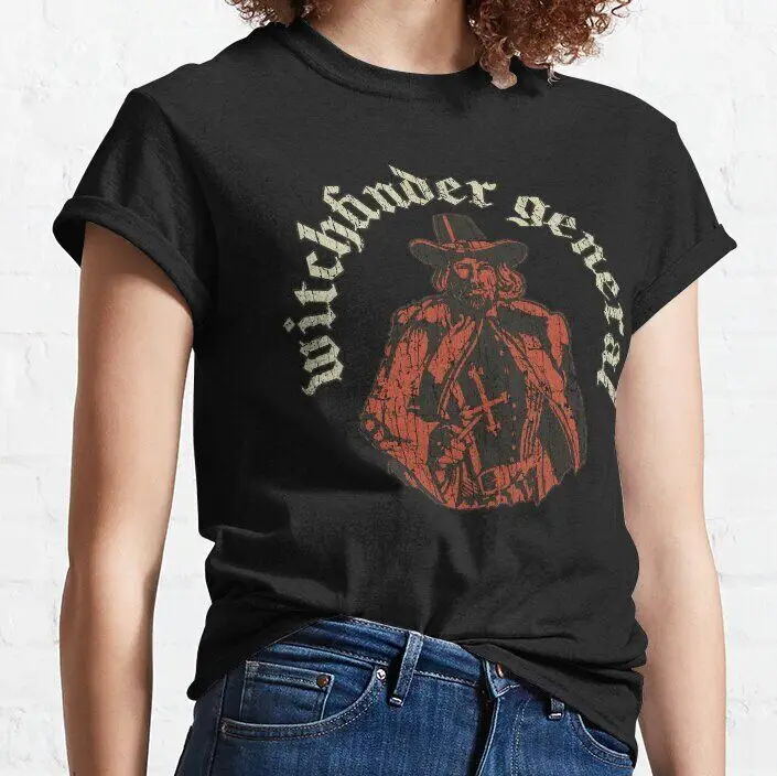 General Witchfinder 1979 Classic  Unisex summer T-shirt Cotton fashion couple clothes