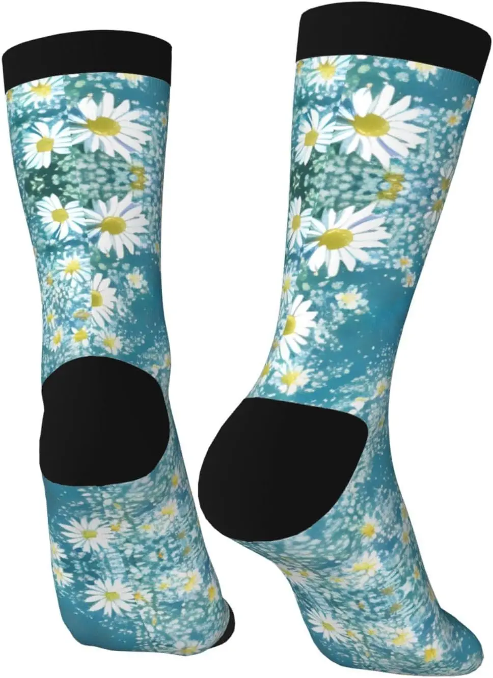 طباعة زهور اللافندر الأرجوانية للرجال باللون الأرجواني ™ s، جوارب شتوية دافئة عتيقة للنساء، جوارب سميكة ناعمة ومريحة