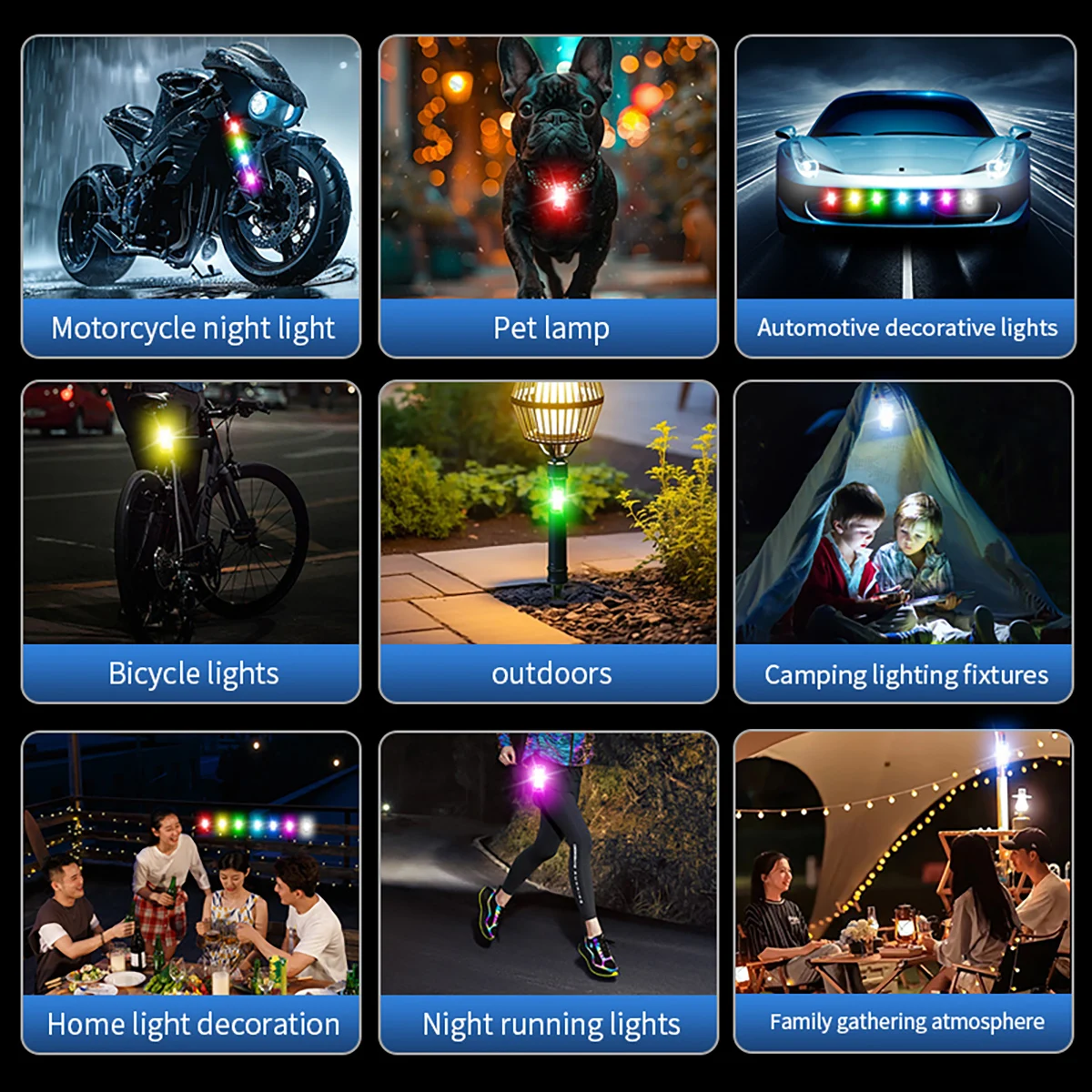 4/2/1in1 LED Strobe Light Multi-Modes Flash Indicator Airplane Strobe Light Remote Control for Car Motorcycle Bike ATV UTV RV