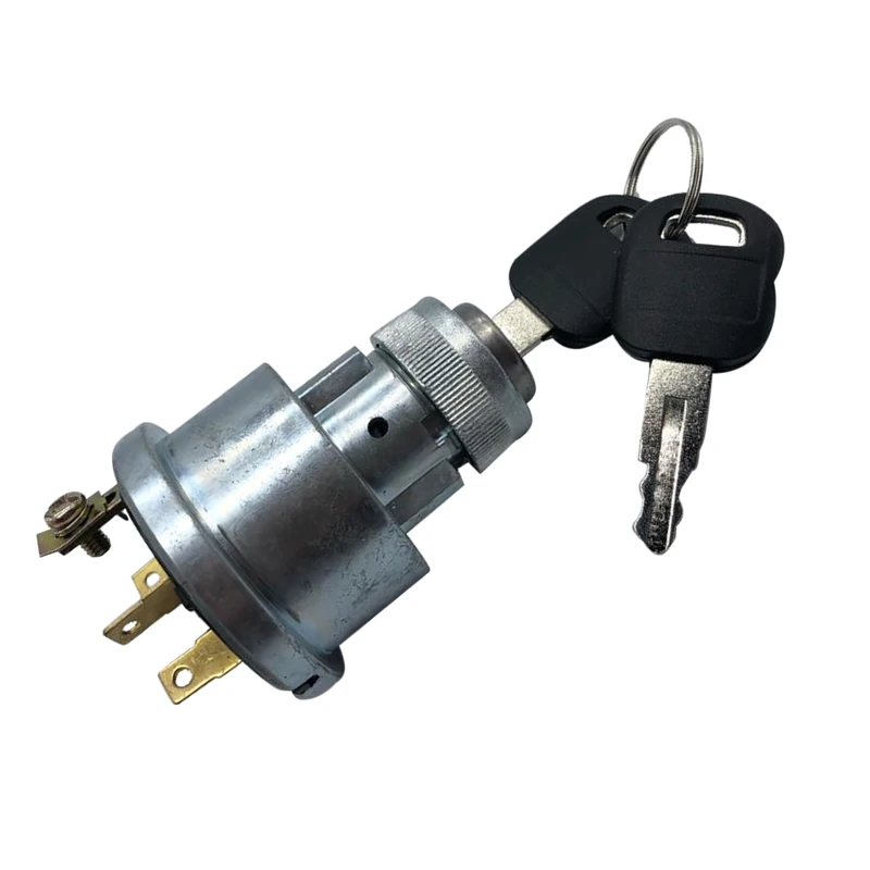 

5 Wires Ignition Switch With 2 Keys 3E0156 9G764 110-7883 Compatible With Caterpillar Soil Compactor 815B Wheel Loader 966D