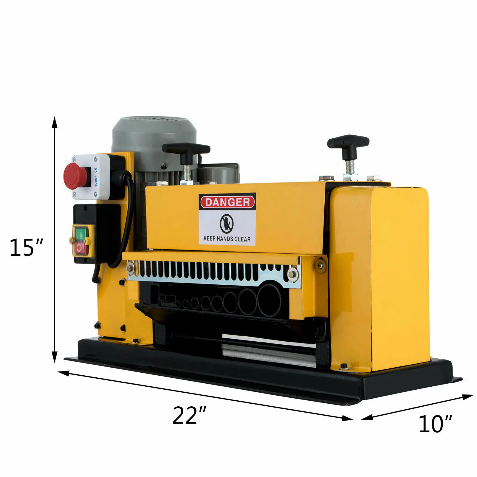 VEVOR Automatic Electric Scrap Wire Cable Stripper 1-38mm Wire Stripping Multi-holes for Varieties of Diameter Scrap Recycle