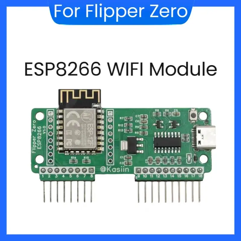 ESP8266 WI-FI Deauther Board For Flipper Zero, Flipper Zero Accessories, Dev Board WiFi Scanner Compatible, Type-C with CH340C