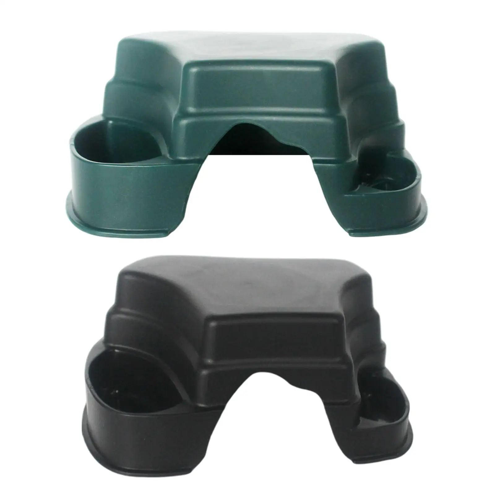 Plastic Reptile Hideout Cave Box with Basin Shelter House Hiding Ornament Easy Clean for Frog Snake Snakes Leopard Amphibians