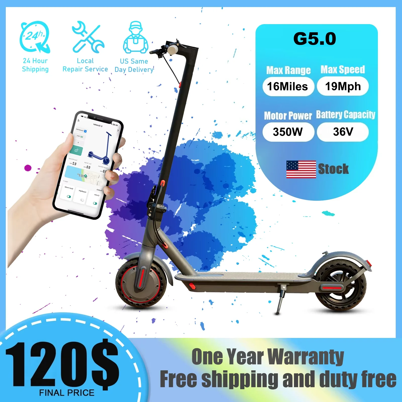 G5.0 Electric Scoot…