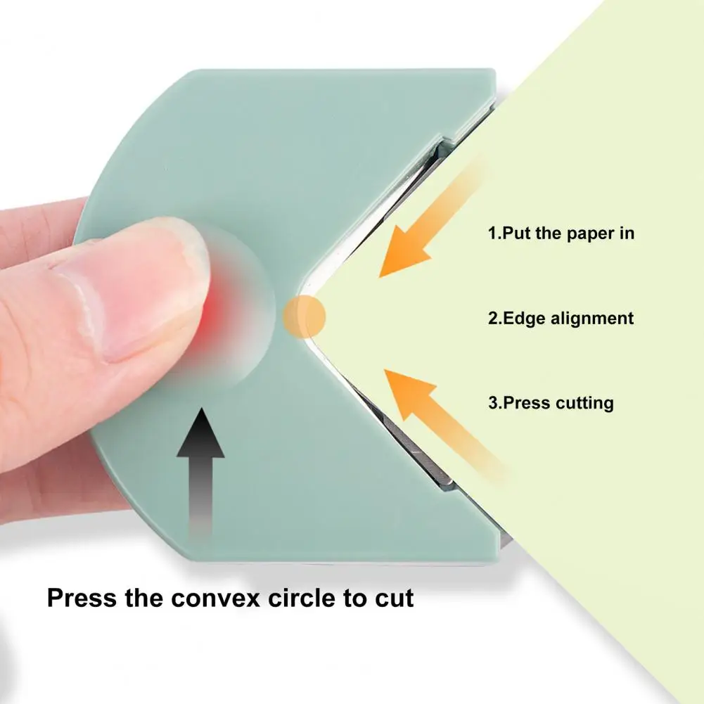 Lightweight Paper Chamferer  Metal Edge Easy to Carry Rounding Cutter  DIY Craft Paper Chamferer