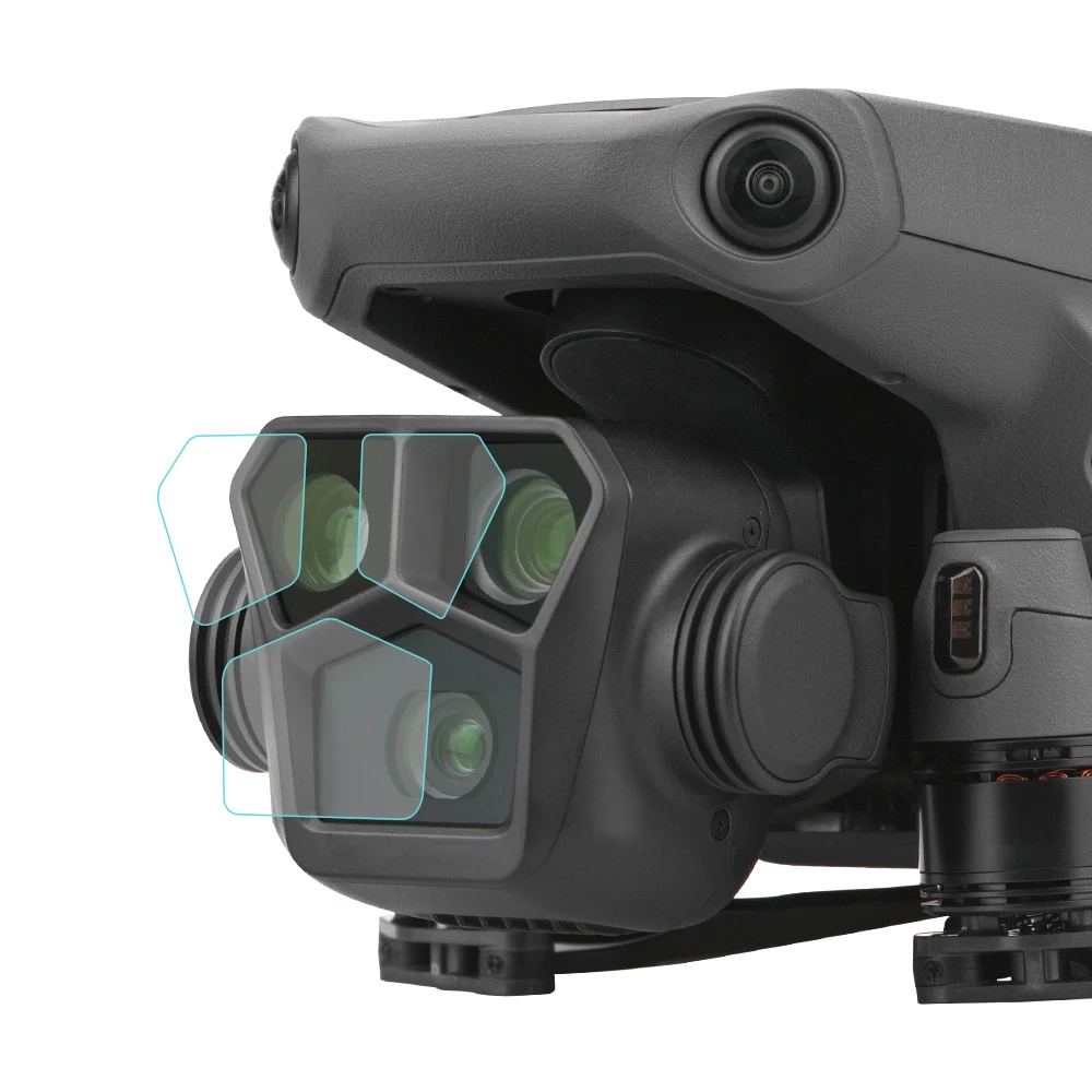 الزجاج المقسى ل DJI Mavic 3 برو 9H المضادة للخدش عدسة واقية فيلم واقية واقية كاميرا حامي اكسسوارات