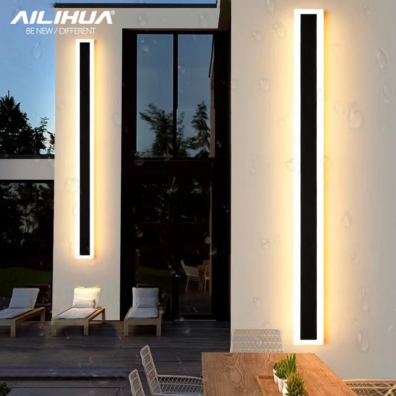 

Waterproof outdoor Lighting Tall LED wall lamp IP65 Aluminum Dimmable Light Garden porch Sconce Light 110V 220V Sconce Luminaire