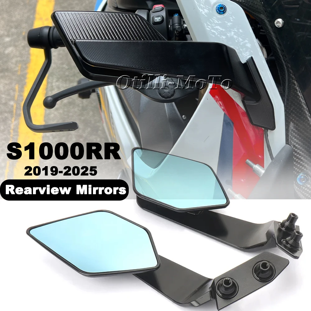 

New Motorcycle For BMW S1000RR S1000 RR s1000rr 2025-2019 Rear view Mirror Stealth Max Mirror Adjustable Sports Wing Accessories