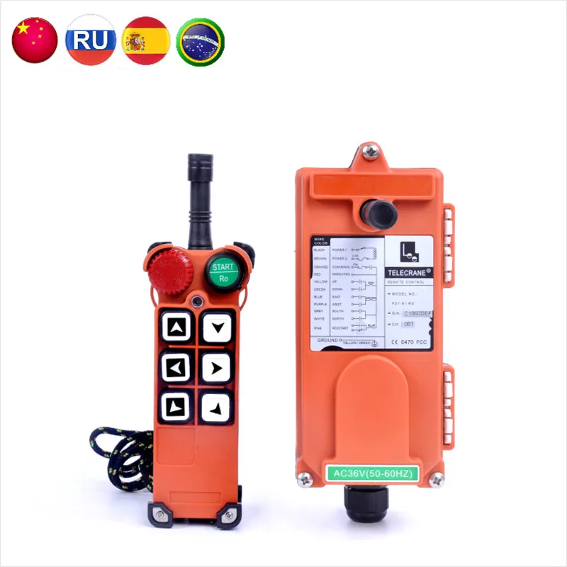 F21-E1 Industrial Crane Remote Control Wireless Remote Controller Boards for Crane Hoist