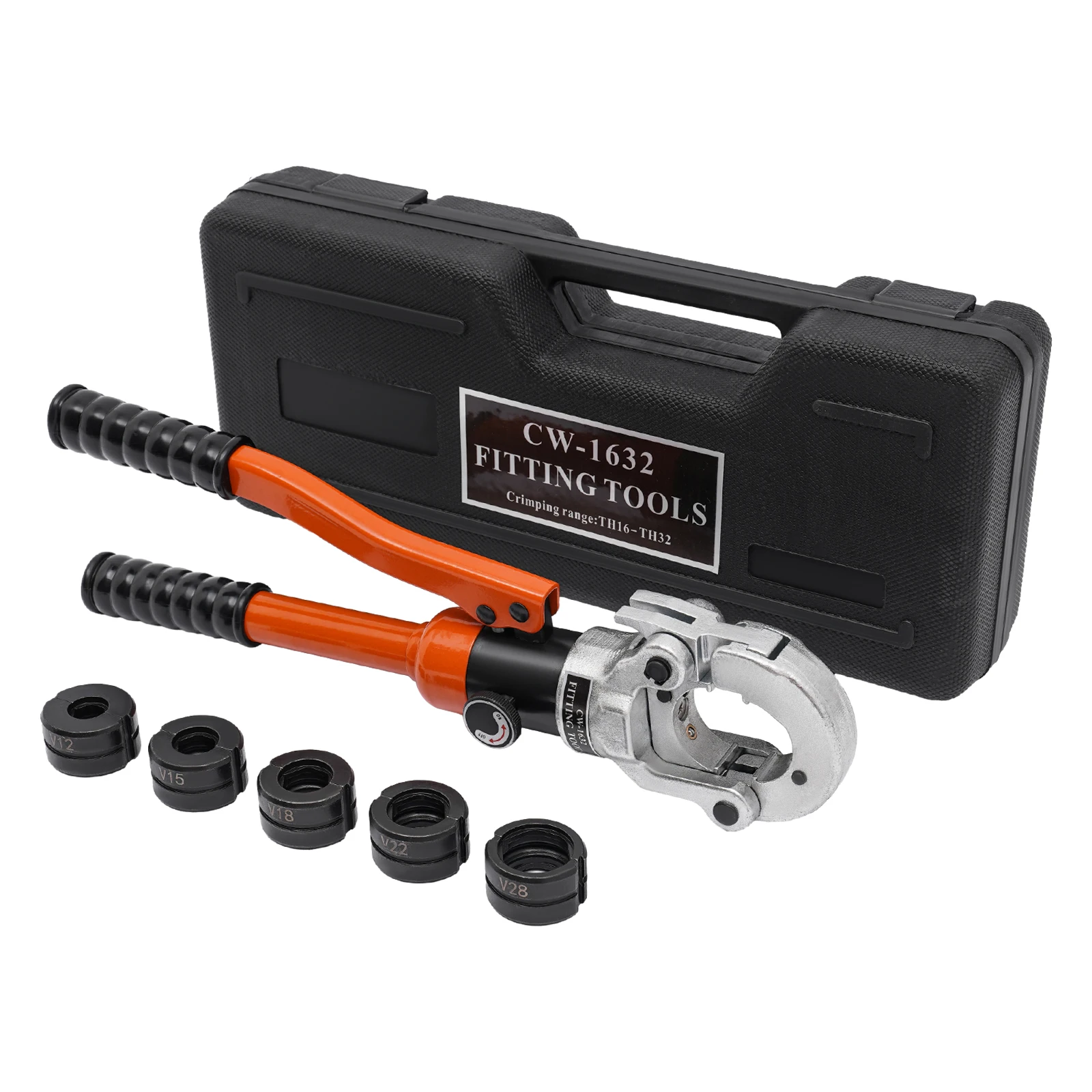 CW-1632 Orange 8T Hydraulikzange, 360 ° Drehbare, hochwertige Hydraulikzange, anpassbar an verschiedene Arbeitsumgebungen – Detail 18