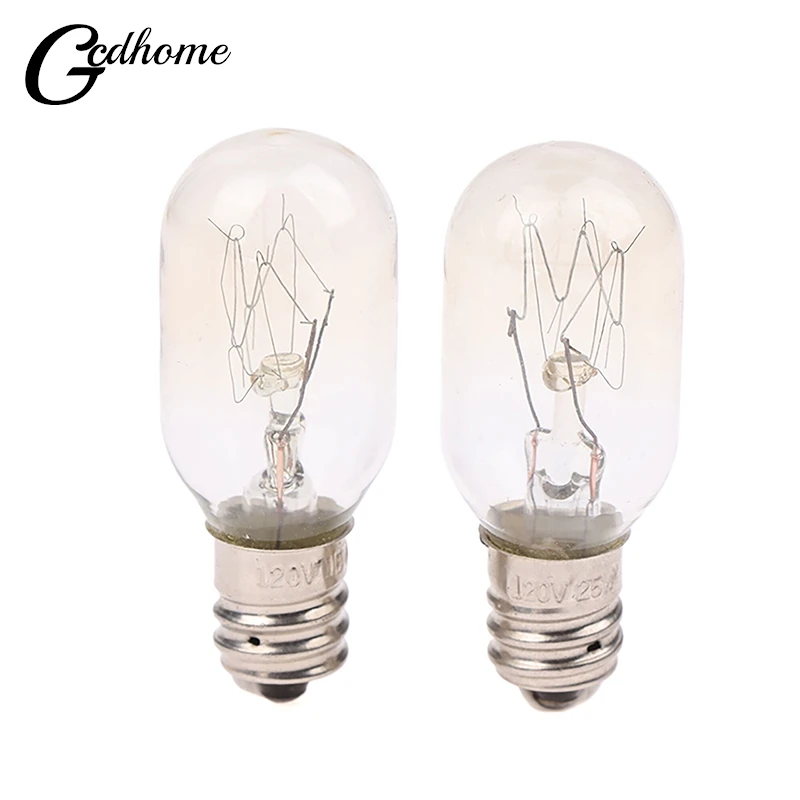 

1Pc T20 E12 120V 15W/25W Salt Lamp Globe Bulb Incandescent Bulbs Refrigerator Oven Light Bulbs Replacement Light Bulb