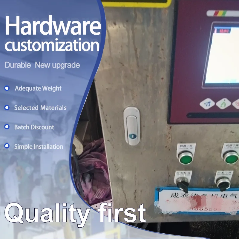 

Zinc Alloy Door Lock Control Box Distribution Box Traffic Equipment New Flat Lock Industrial Machinery Equipment