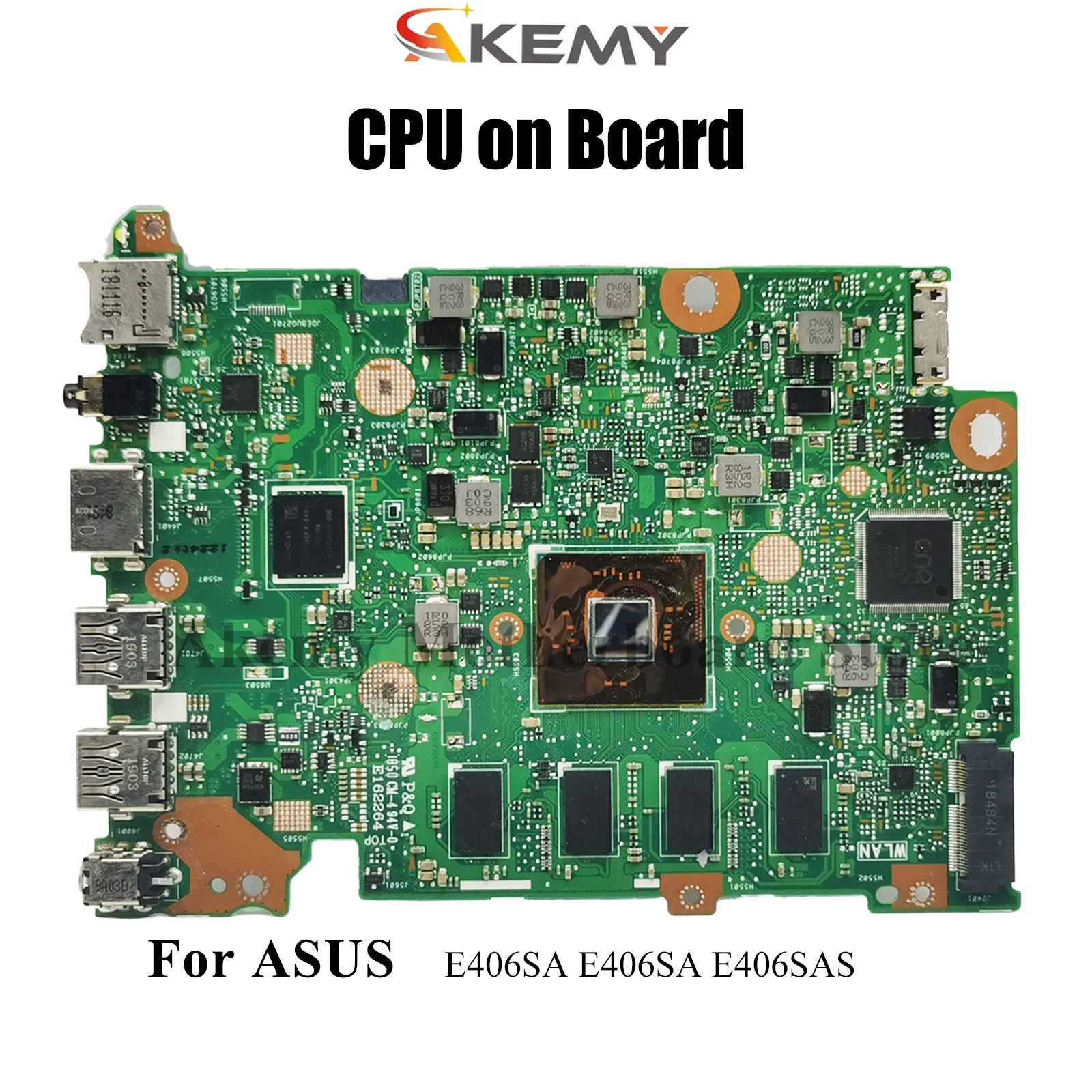 

E406SA Материнская плата для ноутбука ASUS EeeBook E406SAS E406SA E406S Материнская плата для ноутбука с процессором 100% тестирование ОК быстрая доставка stk