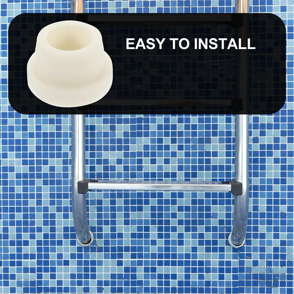 2 قطعة المطاط بركة خطوة مصدات سلم يغطي مكافحة زلة واقية الحرس حمام سلم أجزاء اكسسوارات المطاط نهاية قبعات