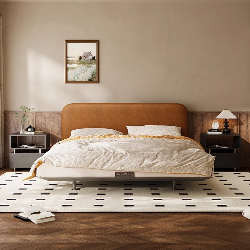 io-150*208*102cm Contemporary Metal Beds Double Metal Sleeping Bed Single Double Metal Queen Bed for Home Hotel Apartment-