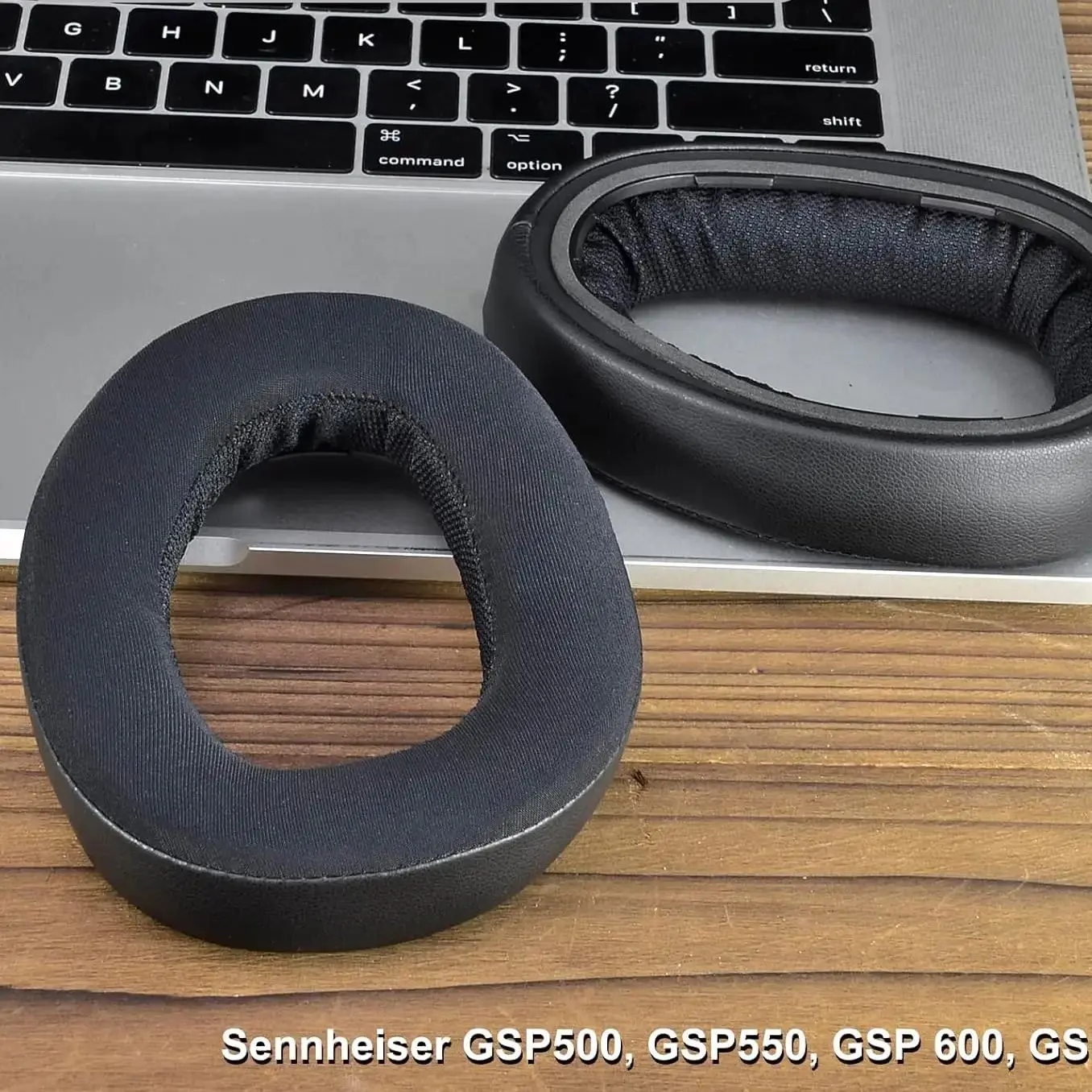 GSP 600 냉각 젤 이어 패드 커버 교체 쿠션 Sennheiser GSP500, GSP550, GSP600, GSP670 게임용 헤드셋과 호환 가능