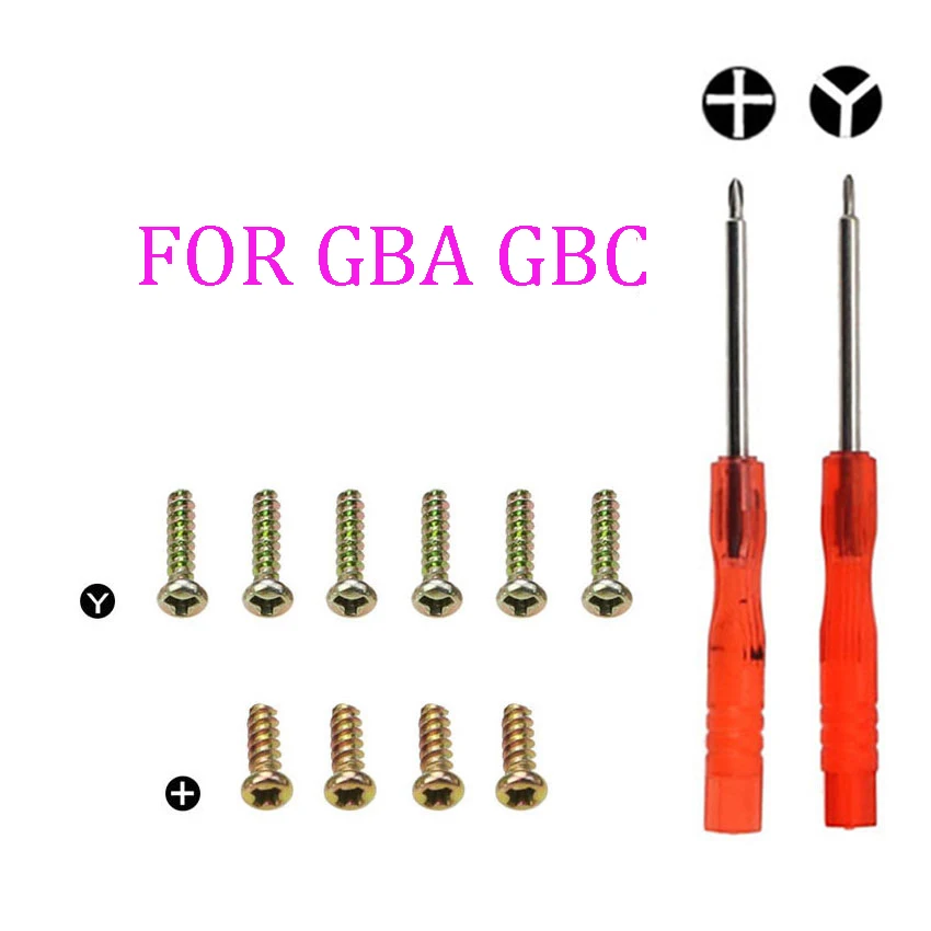 cltgxdd 1 set of FOR GBA GBC GB GBP game console color Y cross three wing screw casing screwdriver tool set