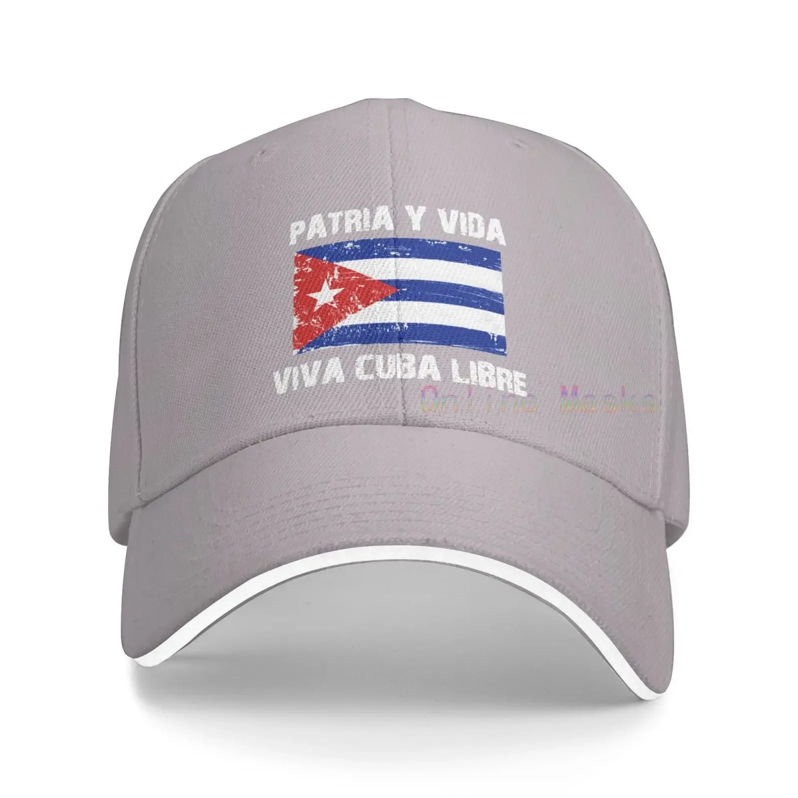 Patria Y Vida Viva Cuba Libre Adjustable Peak Cap Baseball Cap Men and Women Outdoor Travel Sunscreen Sports Cap Trucker Hat