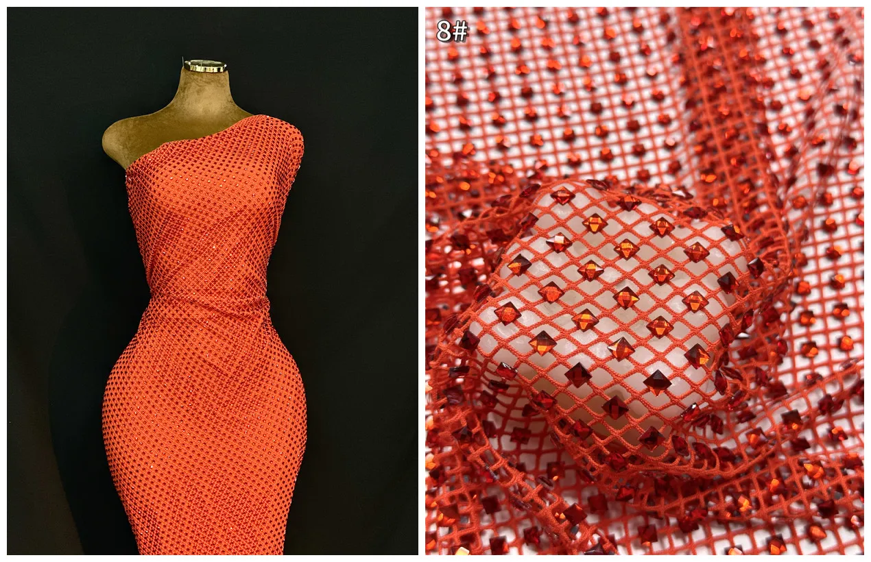 

Африканская кружевная ткань с тяжелыми камнями, высокое качество, нигерийская французская тюль с большими камнями, кружевная ткань для шитья свадебного платья