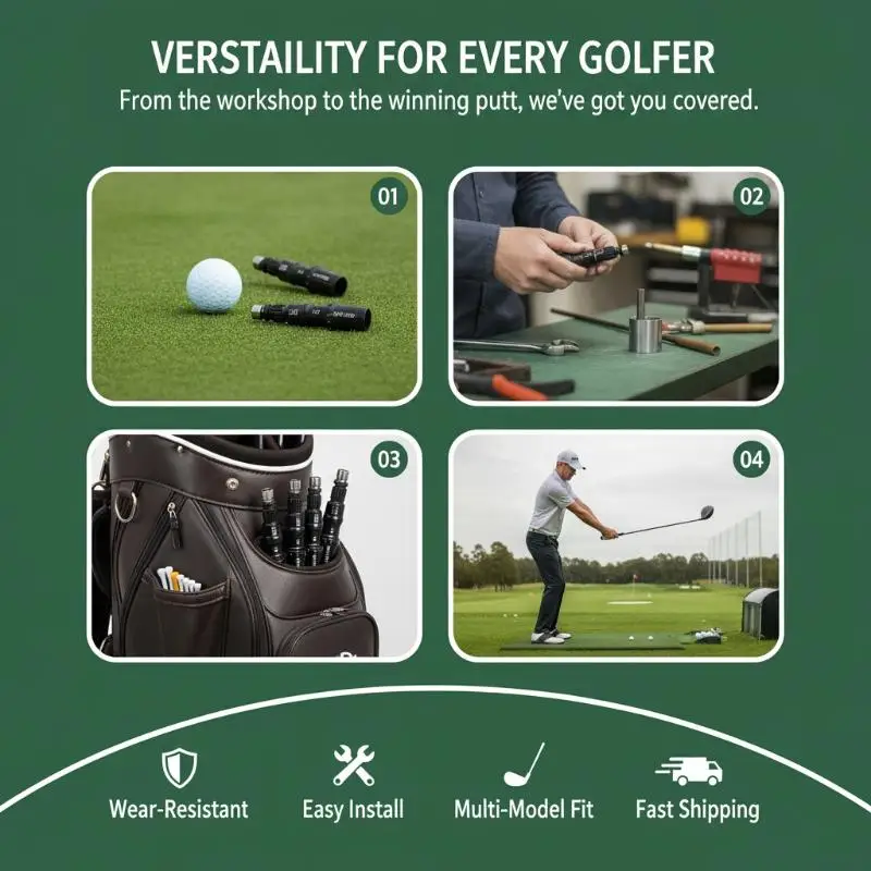 New Golf Club Upgrade Part 0.335 Tip Right Hand Shaft Adapter Sleeve Fits Sim2 M3 M4 M5 M6 QI10 QI35